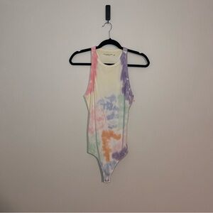 Abercrombie & Fitch: Tie Dye Racerback Bodysuit